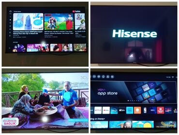 hisense pro: Yeni Televizor Hisense LCD 43" 4K (3840x2160), Ünvandan götürmə