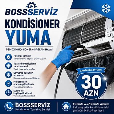 kondisioner qiyməti: Kondisioner yuma xidməti – Təmiz kondisioner, sağlam hava! Xidmətin — 1