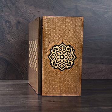 Шахматы: Набор 2в1шахматы+нарды, с резной деревянной доской и фигурками из — 3