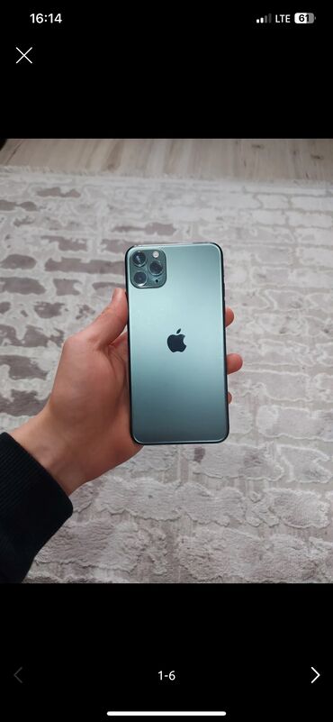 iphone 11 pro max синий: IPhone 11 Pro Max, Жаңы, 64 ГБ, 82 %