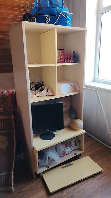 stol gence: Uşaq/yeniyetmə otağı üçün mebel dəsti kravat, matras, kitablıq, şkaf — 2