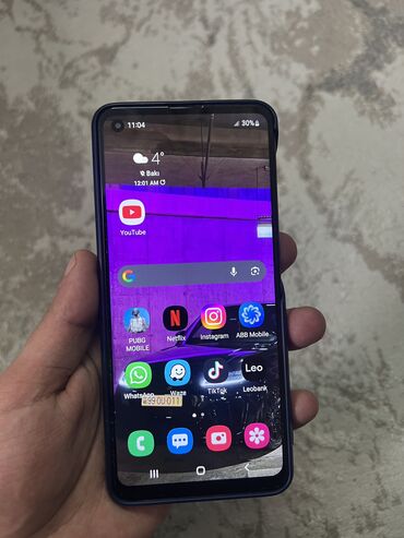 Samsung: Samsung Galaxy A21S, 64 GB, rəng - Qara, Barmaq izi — 11