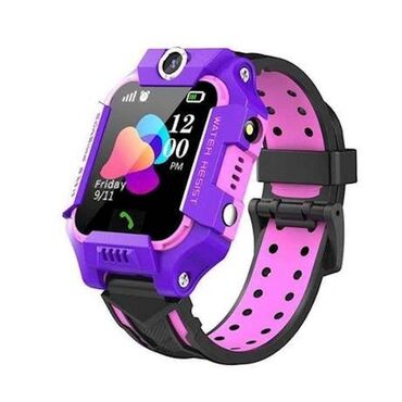 nabi saat: Smart saat Nabi z7a Kids Smart Watch With GPS Tracker Purple Tip