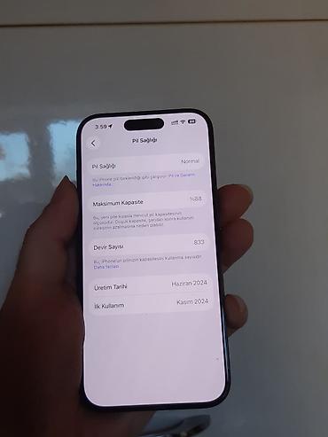 iphone 14 pro qiymeti: IPhone 15 Pro, 128 GB, Blue Titanium, Face ID — 1