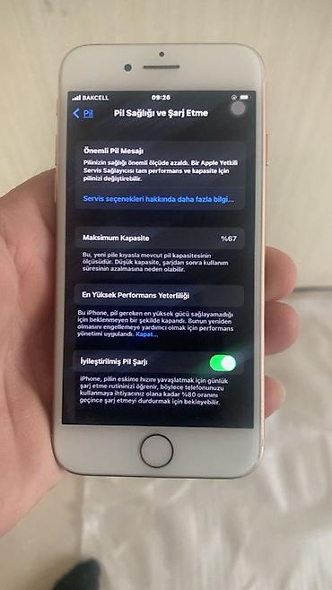 ucuz telfolar: IPhone 8, 64 GB, Qızılı, Barmaq izi, Face ID — 5