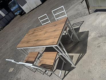 study table: Кухонный стол, Новый, Прямоугольный, Нераскладной — 7