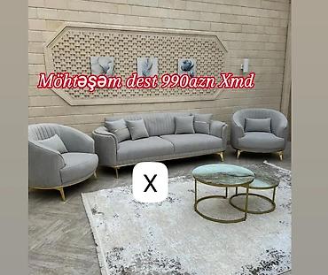 diva mebel: Möhtəşəm dəst – 990 AZN Zərif skandinaviya üslubunda yumşaq mebel — 1