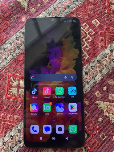 i̇pad 5 mini: Redmi 10C, 64 GB, rəng - Qara, Barmaq izi