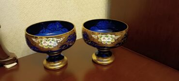 Digər süfrə qabları: Ev ucun muxtelif bagema xrustal bakallar meduza guldan ve s.satilir — 9