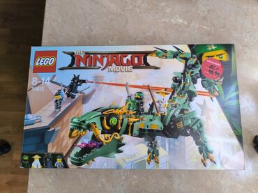 фигурка железного человека: LEGO Ninjago 70612 «Мех Зелёного ниндзя». Коробка, инструкции, все
