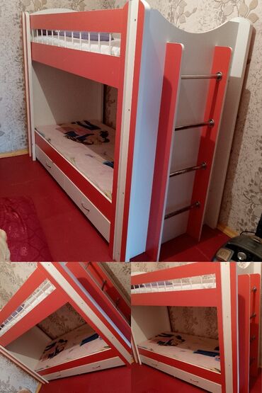рулонные шторы баку: Для девочки, Б/у, Кровать, С матрасом, С выдвижными ящиками