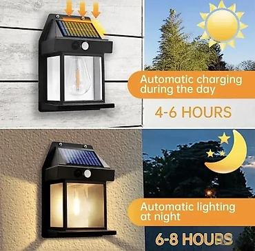 forma ideale za terasu: SOLARNA LAMPA ZA ZID | SOLARMA ZIDNA LAMPA sa edison sijalicom i — 1