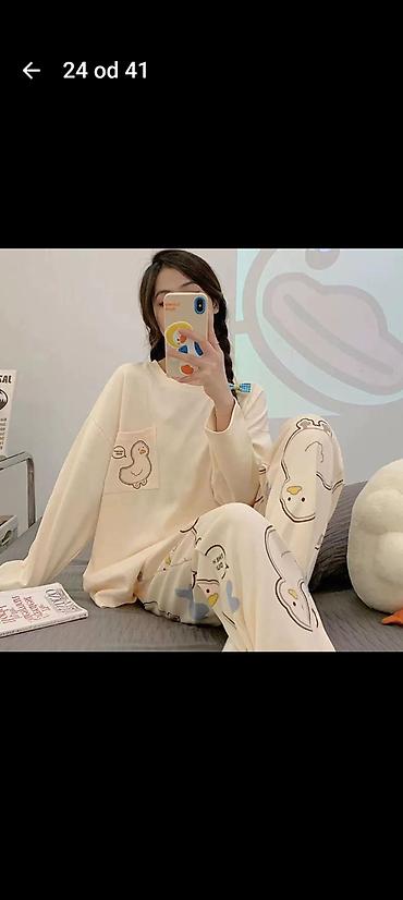 Pidžame: Ženske pidžame – dvodelni kompleti - Gornji deo: dug rukav, udoban — 12