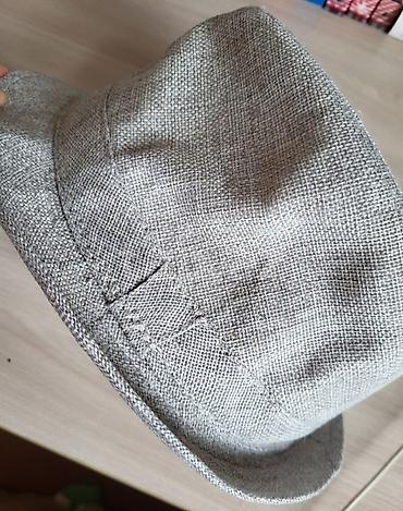 xuliqanka papaq: Boz rəngli fedora tipli şlyapa - Material: nazik, nəfəs alan toxunma — 3