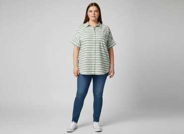 Koszule: Shein Curve, Koszula damska, rozmiar 4XL