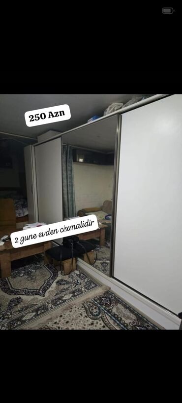 Kondisionerlər: Boyuk olculu sifariwle yigilimis dolab satilir olcusu 2.10 hun eni