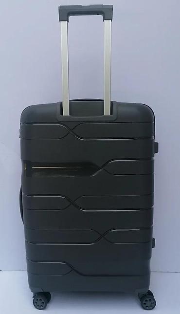 Putni koferi i torbe: Veliki kofer na točkiće – tamnosiva boja - Tvrda spoljašnjost sa — 9