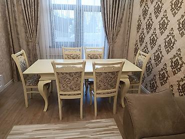 berber oturacagi: Qonaq otağı üçün stol stul temiz taxtadan yığılıb. Nazik mal deyil — 8