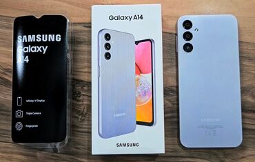 Samsung: Samsung Galaxy A14, 128 GB, rəng - Gümüşü, Sənədlərlə