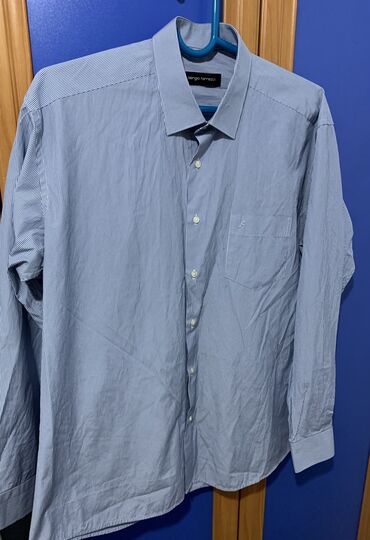 рубашка продам: Рубашка XL (EU 42), цвет - Голубой
