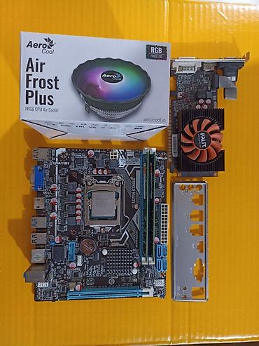 cpu: Комплект для сборки ПК, Состав комплекта: Процессор, Материнская плата, Оперативная память, Новый, Самовывоз, Платная доставка — 1