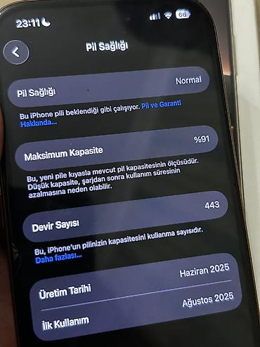 ipone x islenmis: IPhone 16 Pro, 256 GB, Desert Titanium, Face ID, Zəmanət — 2