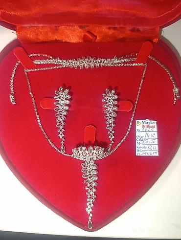 Zərgərlik dəstləri: Ağ qızıl, 585 Əyar — 6