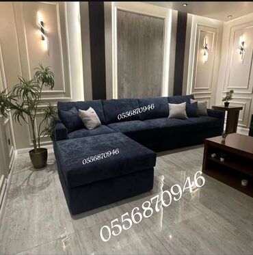 Sifarişlə divanlar: Divan, Qonaq otağı üçün, Parça, Bazalı, Açılmayan — 11