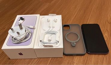 iphone qiymetleri: IPhone 11, 128 ГБ, Deep Purple, Гарантия, Face ID, С документами