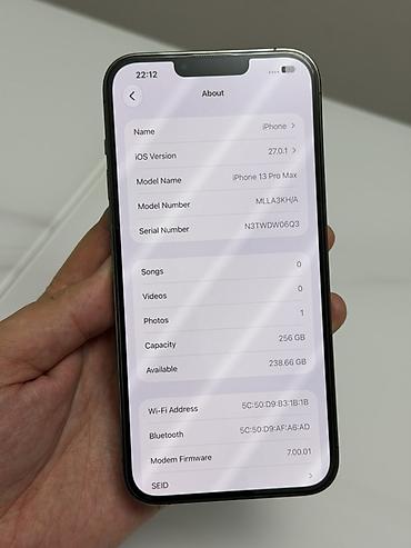 xiaomi redmi note 13: IPhone 13 Pro Max, Б/у, 256 ГБ, Black Titanium, Защитное стекло, Чехол, 100 % — 9