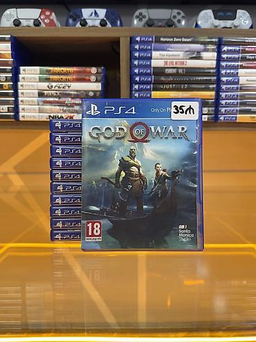 video dvd: God of War-PS4 diski Oyun diski tam işlək vəziyyətdədir, heç bir — 1