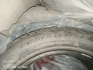 Шины 225 / 50 / R 17, Зима, Б/у, Комплект, Легковые, Pirelli