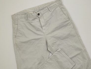 Spodnie Zara, L (EU 40), stan - Dobry, wzór - Jednolity kolor, kolor - Beżowy