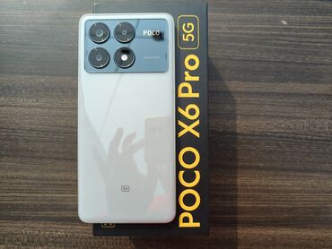 айфон 14 про: Poco X6 Pro 5G, 512 GB, rəng - Boz