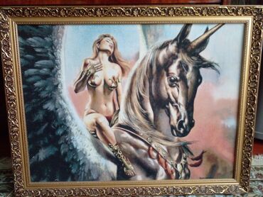картины с лошадьми: Картина "Всадница"