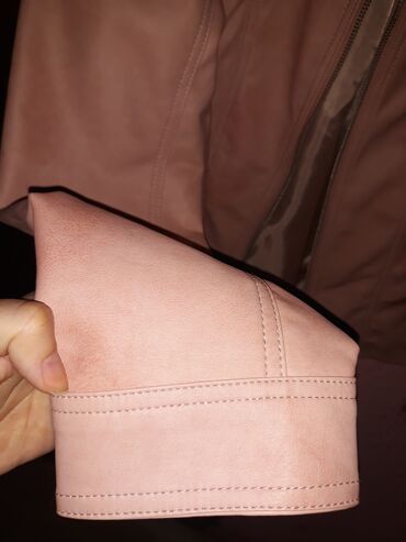 Ostale jakne, kaputi, prsluci: Jakna od eko koze na cibzar, roze boje. XL. Placanje unapred post — 9