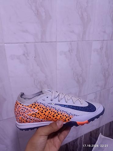 бутсы сороконожки детские: Футбольные бутсы/сороконожки Nike Mercurial (TF) - Тип: сороконожки — 4