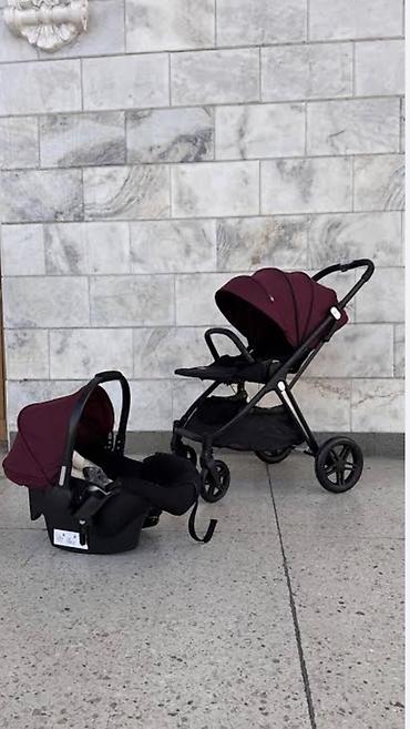Детская коляска-трансформер 2 в 1 с автолюлькой (travel system) -