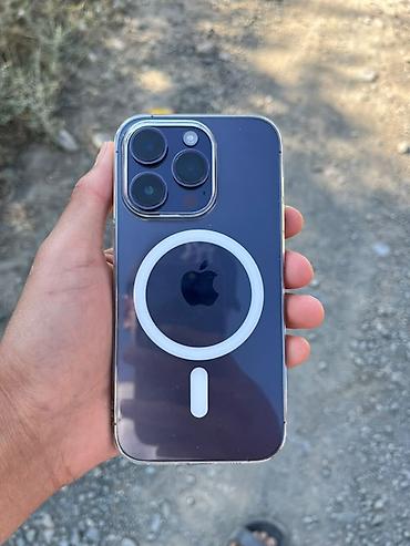 airpods pro 1: IPhone 14 Pro, Б/у, 256 ГБ, Deep Purple, Чехол, 86 % — 2