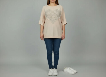 t shirty z nadrukiem 3d: Світшот жіночий, розмір XL