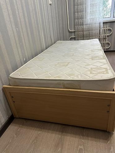 bunk bed: Односпальная кровать, Б/у, С матрасом, длина - 200 см — 4