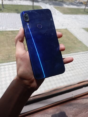 продать айфон 4: Redmi Note 7, 64 GB, rəng - Göy, Barmaq izi