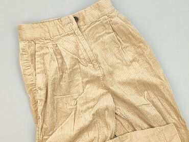 spodnie z poszarpanymi nogawkami zara: H&M, Material trousers for women, size S