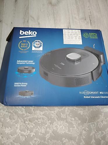 robot pencere silen: Beko RoboSmart RS6500 robot tozsoran - 5000 Pa güclü soruşdurma gücü — 3