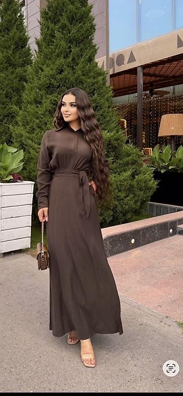кукла купить: Повседневное платье, Длинная модель, Платье-рубашка, L — 1