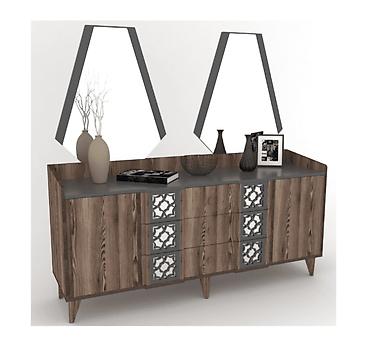 guzgulu dolab: Modern dizaynlı konsol/komod - Material: ağac teksturalı laminat — 1