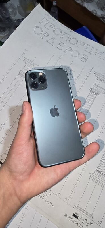 iphone 11 расрочка: IPhone 11 Pro, Б/у, 64 ГБ, Alpine Green, Чехол, 72 %