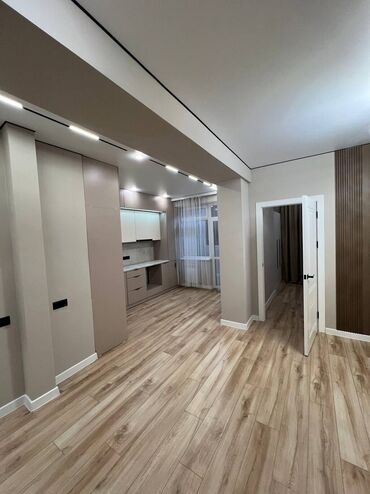 кант продажа квартир: 1 бөлмө, 44 кв. м, Элитка, 8 кабат, Евроремонт