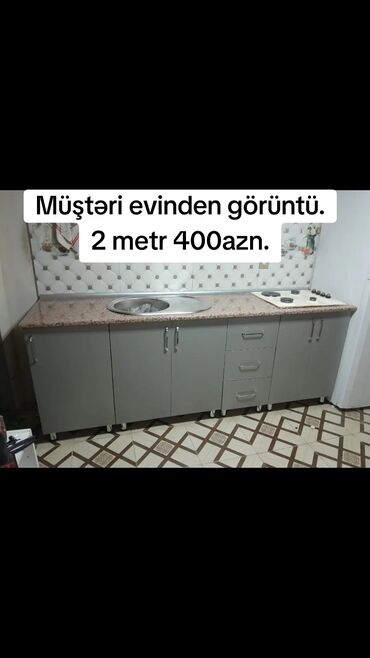 membran metbex mebeli qiymetleri: ◼️ Mətbəx mebeli.Olcusu 2.0 sm.Reng secmi var.Vitrin malidir.İstəyə