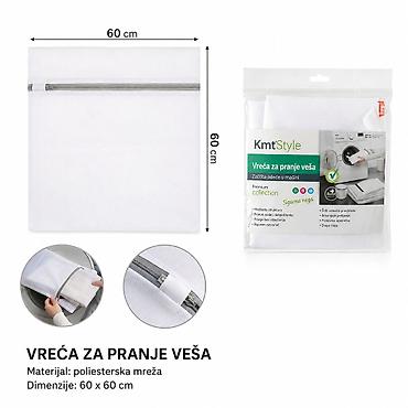 KMT Style vreća za pranje veša – poliesterska mreža, dimenzije 60 x 60